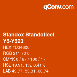 Farbcode: Standox Standofleet - Y5-Y523 | qconv.com