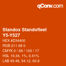 Color code: Standox Standofleet - Y5-Y527 | qconv.com