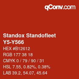 Color code: Standox Standofleet - Y5-Y566 | qconv.com