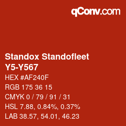 Color code: Standox Standofleet - Y5-Y567 | qconv.com