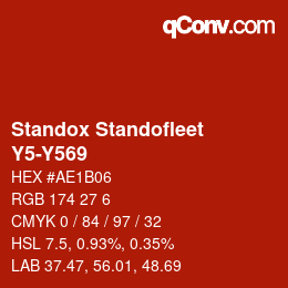 Color code: Standox Standofleet - Y5-Y569 | qconv.com