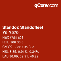 Color code: Standox Standofleet - Y5-Y570 | qconv.com