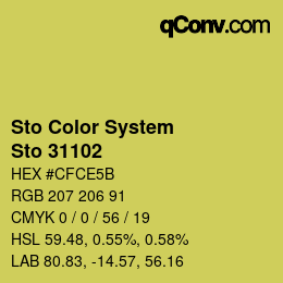 Farbcode: Sto Color System - Sto 31102 | qconv.com