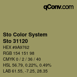 Código de color: Sto Color System - Sto 31120 | qconv.com