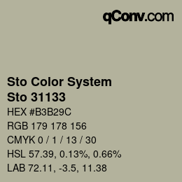 カラーコード: Sto Color System - Sto 31133 | qconv.com