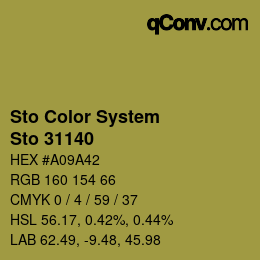 Farbcode: Sto Color System - Sto 31140 | qconv.com