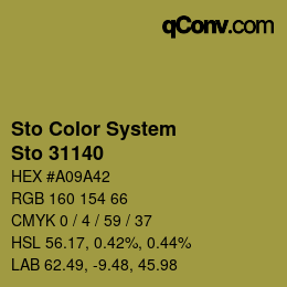 カラーコード: Sto Color System - Sto 31140 | qconv.com