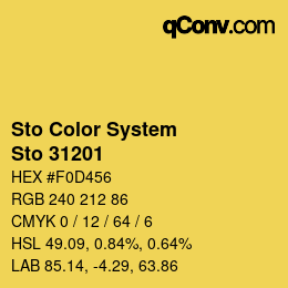 Farbcode: Sto Color System - Sto 31201 | qconv.com