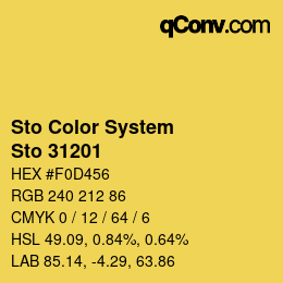 Farbcode: Sto Color System - Sto 31201 | qconv.com