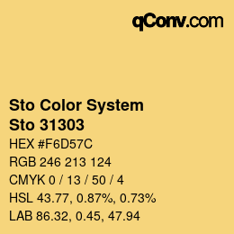 Farbcode: Sto Color System - Sto 31303 | qconv.com