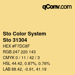 Farbcode: Sto Color System - Sto 31304 | qconv.com