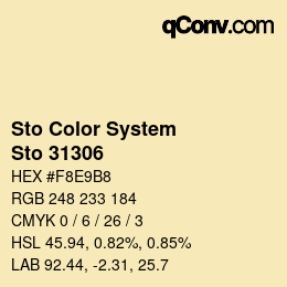 Farbcode: Sto Color System - Sto 31306 | qconv.com