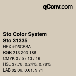 カラーコード: Sto Color System - Sto 31335 | qconv.com