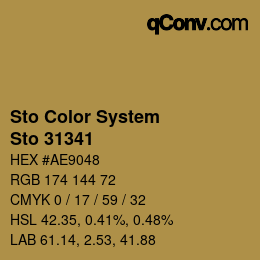 Farbcode: Sto Color System - Sto 31341 | qconv.com