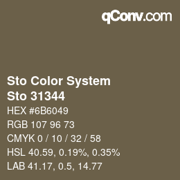 Farbcode: Sto Color System - Sto 31344 | qconv.com