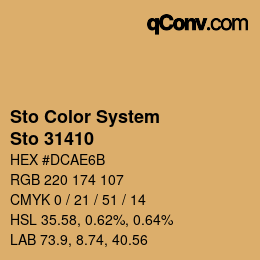 Farbcode: Sto Color System - Sto 31410 | qconv.com