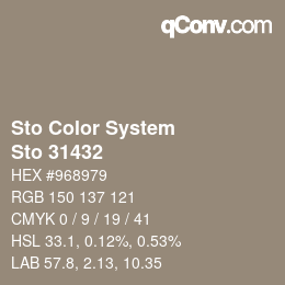 Color code: Sto Color System - Sto 31432 | qconv.com