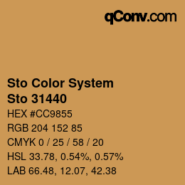 Farbcode: Sto Color System - Sto 31440 | qconv.com