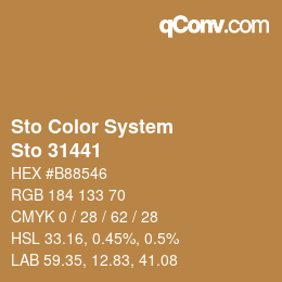 Farbcode: Sto Color System - Sto 31441 | qconv.com