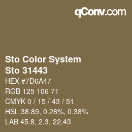 Farbcode: Sto Color System - Sto 31443 | qconv.com