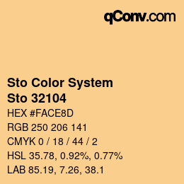 Farbcode: Sto Color System - Sto 32104 | qconv.com