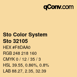 Color code: Sto Color System - Sto 32105 | qconv.com