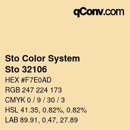 カラーコード: Sto Color System - Sto 32106 | qconv.com