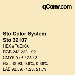 Farbcode: Sto Color System - Sto 32107 | qconv.com