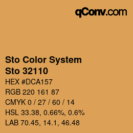 Color code: Sto Color System - Sto 32110 | qconv.com