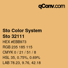 Color code: Sto Color System - Sto 32111 | qconv.com