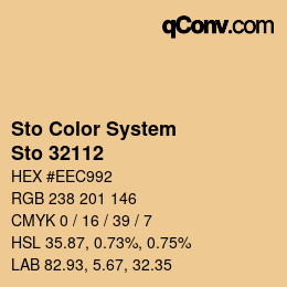 Código de color: Sto Color System - Sto 32112 | qconv.com