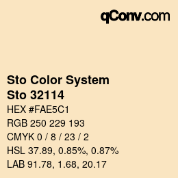 Farbcode: Sto Color System - Sto 32114 | qconv.com