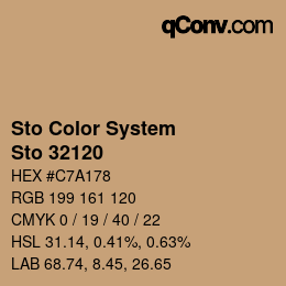 Color code: Sto Color System - Sto 32120 | qconv.com