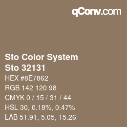 Farbcode: Sto Color System - Sto 32131 | qconv.com