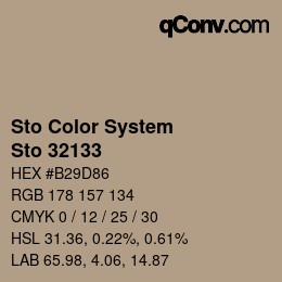 Farbcode: Sto Color System - Sto 32133 | qconv.com