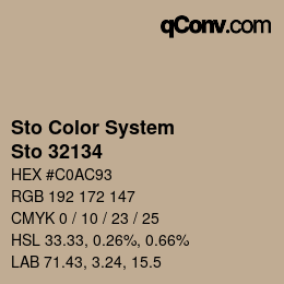 カラーコード: Sto Color System - Sto 32134 | qconv.com