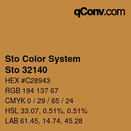 カラーコード: Sto Color System - Sto 32140 | qconv.com