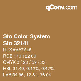 カラーコード: Sto Color System - Sto 32141 | qconv.com