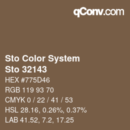 カラーコード: Sto Color System - Sto 32143 | qconv.com