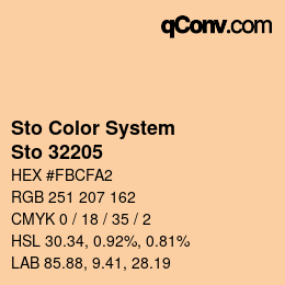 Color code: Sto Color System - Sto 32205 | qconv.com
