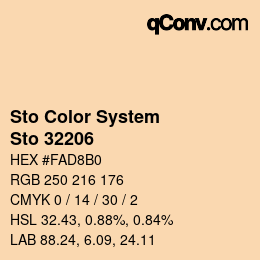 Farbcode: Sto Color System - Sto 32206 | qconv.com