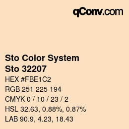 Farbcode: Sto Color System - Sto 32207 | qconv.com