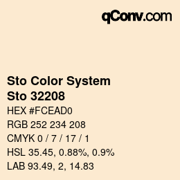 Color code: Sto Color System - Sto 32208 | qconv.com