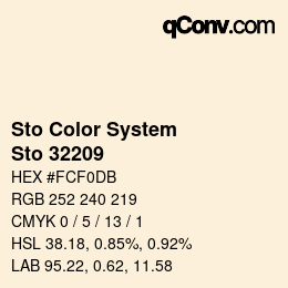 カラーコード: Sto Color System - Sto 32209 | qconv.com