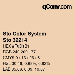 カラーコード: Sto Color System - Sto 32214 | qconv.com