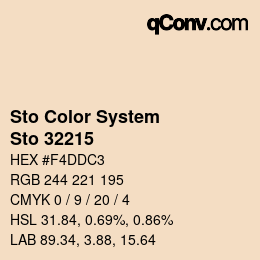 Farbcode: Sto Color System - Sto 32215 | qconv.com