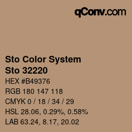 カラーコード: Sto Color System - Sto 32220 | qconv.com