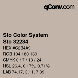 カラーコード: Sto Color System - Sto 32234 | qconv.com