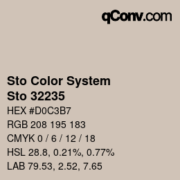 カラーコード: Sto Color System - Sto 32235 | qconv.com
