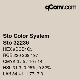 Farbcode: Sto Color System - Sto 32236 | qconv.com
